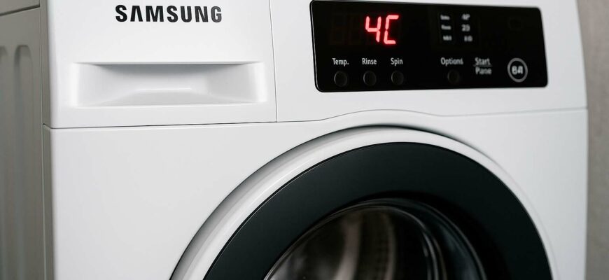 Ошибка 4C на стиральной машине Samsung: причины, диагностика и как устранить